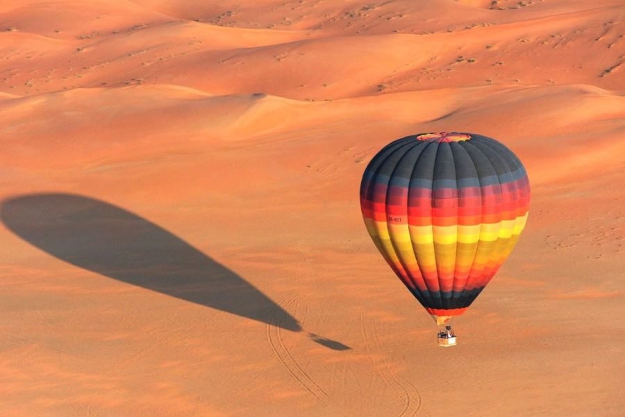 Paseo en globo aerostático en Dubai: flota 4000 pies en globo aerostático